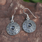 ISOLDA, IOLITE, SILVER EARRINGS - OHRRINGE