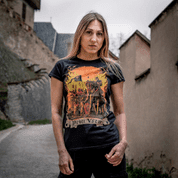 AGAINST ALL, LADIES T-SHIRT, COLOURED, NAAV - TRIČKA PATRIOT