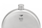 TI9302 TITANIUM ROUND FLASK - TITANIUM EQUIPMENT