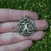 CELTIC TREE OF LIFE, KNOTTED, ZINC PENDANT, ANTIQUE BRASS - ALL PENDANTS, OUR PRODUCTION