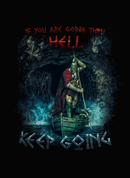 IF YOU'RE GOING THROUGH HELL, KEEP GOING - WINSTON CHURCHILL TRIČKO - PAGAN T-SHIRTS NAAV FASHION