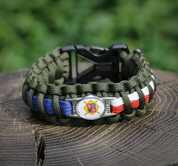 PARACORD ARMBAND, SOLDAT - TSCHECHISCHE ARMEE - PARACORD - SURVIVAL ARMBÄNDER