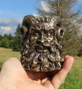 SATYR, CANDLE HOLDER - FIGURES, LAMPS, CUPS