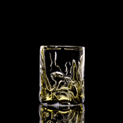 WHISKY GLAS, GRÜNES WALDGLAS, 1 STK - REPLIKEN HISTORISCHER GLAS