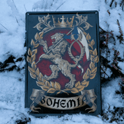 BOHEMIAN LION ENAMEL SIGN - WALL PLAQUES