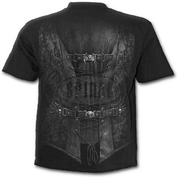 WAISTED - T-SHIRT BLACK - T-SHIRTS POUR HOMMES, SPIRAL DIRECT