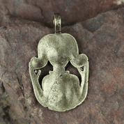 CELTIC GODDESS, ZINC PENDANT, ANTIQUE BRASS - ALL PENDANTS, OUR PRODUCTION