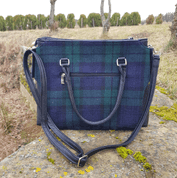 EMILY SHOULDER BAG, TARTAN, WOOL - WOOLEN HANDBAGS & BAGS