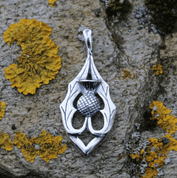 ALBA - SCHOTTISCHE DISTEL, ANHÄNGER, SILBER 925 - ANHÄNGER - SCHMUCK, SILBER