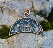 LUNA, DARK AGE NECKLACE OF FERTILITY, BRONZE - SLAVIC AMULETS