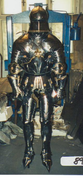 LUXURY POLISHED FULL ARMOUR, DECORATED BY BRASS, FULLY FUNCTIONAL, 1.5 MM - SUITS OF ARMOUR