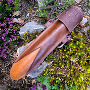 LEATHER ARROW QUIVER, EARLY MEDIEVAL - HEDEBY, BAYEUX - EQUIPMENT FOR ARCHERY