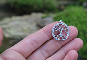 ARBRE, PENDENTIF, ARGENT - PENDENTIFS