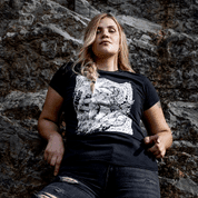 RAGNARÖK VIKING T-SHIRT BW WOMEN'S - WOMEN'S T-SHIRTS