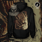 VICTORY OR VALHALLA, VIKING HOODIE ZIPPER - SWEATS À CAPUCHE