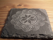 STAR SLATE COASTER - DÉCOR DE JARDIN