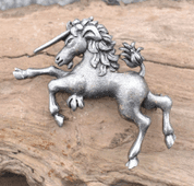 SCOTTISH UNICORN, COSTUME BROOCH, SCOTLAND - BIJOUTERIE FANTAISIE