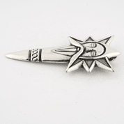 PERUN, SLAVIC THUNDER GOD, PENDANT, SILVER 925 - PENDANTS