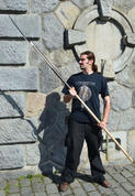 JEDBURGH STAFF OR JEDDART AXE, SCOTTISH WEAPON, REPLICA - AXES, POLEWEAPONS
