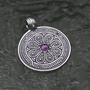 VESNA, SLAVIC SILVER JEWELRY, MORAVIA MAGNA, AMETHYST - PENDANTS