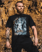 MORANA, GODDESS OF DEATH, COLORED MEN'S T-SHIRT - PAGAN T-SHIRTS NAAV FASHION