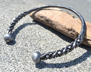 CUBIC, HAND FORGED TORC - FORGED JEWELRY, TORCS, BRACELETS