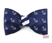 BUTTERFLY BOW TIE, NAVY, ANCHOR - TIES, BOW TIES, HANDKERCHIEFS