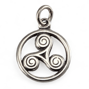 TRISKÈLE CELTIQUE, PETIT PENDENTIF EN ARGENT 925 - PENDENTIFS, COLLIERS