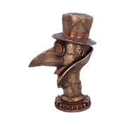 STEAMPUNK BEAKY PLAGUE DOCTOR BUST FIGURINE - FIGURES, LAMPS, CUPS