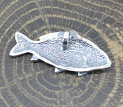 CARP - FISH, FISHING PENDANT, SILVER 925 - NAUTICAL SILVER JEWELRY