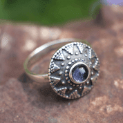 SLAVIC RING WITH IOLITE - RINGE