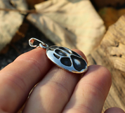 WOLF TRACK, PENDANT, STERLING SILVER - PENDANTS