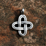 SIMPLE KNOT, SILVER PENDANT - ANHÄNGER - SCHMUCK, SILBER