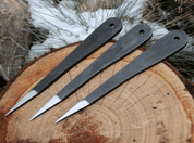 TOP DOG THROWING KNIVES, SET OF 3 - SHARP BLADES - THROWING KNIVES