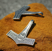 MARTEAU DE THOR - ROMERSDAL, PENDENTIF, ZINC - INSPIRATION NORDIQUE ET VIKING