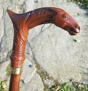 HORSE HEAD, WALKING STICK - WALKING CANES