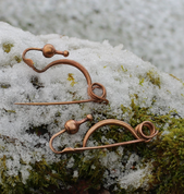 CELTIC FIBULA, LA TÈNE CULTURE, BRONZE - BRONZE HISTORICAL JEWELS