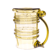 BEER GLASS, HALFLITER, HISTORICAL GLASS - HISTORICAL GLASS