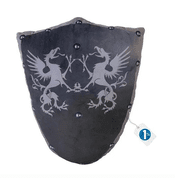 MEDIEVAL DRAGON SHIELD FOR PILLOWFIGHT WARRIORS - WOODEN SWORDS AND ARMOUR