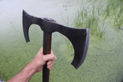 FANTASY BARBARIAN BATTLE AXE, SHARP - AXES, POLEWEAPONS