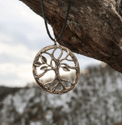 YGGDRASIL, TREE PENDANT, BRONZE - PENDANTS, NECKLACES