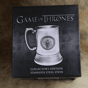 GAME OF THRONES STAINLESS STEEL STEIN STARK - GAME OF THRONES - HRA O TRŮNY