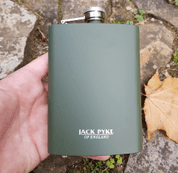 HIP FLASK, STAINLESS STEEL, 8 OZ/235 ML - ALIMENTATION - COUVERTS, GAMELLES