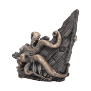 RELEASE THE KRAKEN WINE BOTTLE HOLDER 25.8CM - FIGURES, LAMPS, CUPS