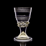 MEDIEVAL WINE GLASS, 14TH CENTURY, FRANCE, SET OF 2 - HISTORICAL GLASS
