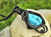 TURQUOISE - PENDANT - PIERRES ET FANTASY