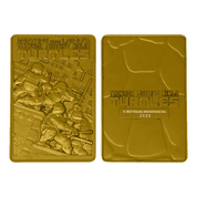 TEENAGE MUTANT NINJA TURTLES INGOT LIMITED EDITION (GOLD PLATED) - TEENAGE MUTANT NINJA TURTLES - ŽELVY NINJA