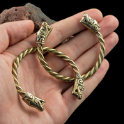 LOUP VIKING, BRACELET DE BURG, SUÈDE, BRONZE - OBJETS EN BRONZE