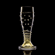 REPLICA OF MEDIEVAL GLASS, BOHEMIA, XIV. CENTURY - HISTORICAL GLASS