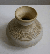 KERAMISCHER VASE, 7.5CM - TRADITIONELLE TSCHECHISCHE KERAMIK